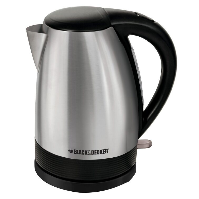 Black Decker 1.8 Qt. Brushed Stainless Steel Electric Tea Kettle